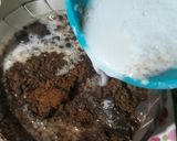 A picture of step 6 of Eggless Brownies.