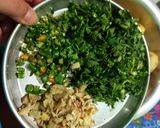A picture of step 1 of Sabudana Vada.