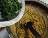 A picture of step 9 of Methi Malai Matar.