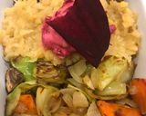 A picture of step 3 of Colorful healthy dinner.