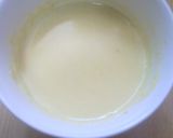 A picture of step 3 of Easy, Quick, and Microwaved Basic White Sauce.