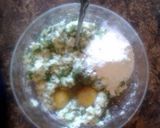 A picture of step 1 of left over mashed potato pancakes.