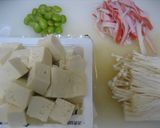 A picture of step 1 of Thick and Delicious (Imitation) Crab Tofu.