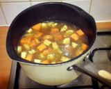 A picture of step 8 of Root Vegetable Soup with Irish Soda Bread.