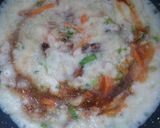 A picture of step 7 of Simmered Okara with Canned Fish.