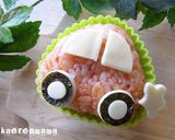 A picture of step 9 of Easy Car-Shaped Rice Balls.