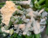 A picture of step 2 of Onion stalk/ Piyajkoli Tawa Fry.