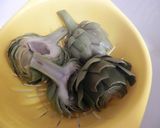 A picture of step 6 of Oven Roasted Artichokes.