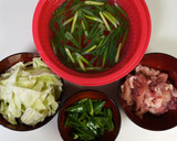 A picture of step 1 of Pasta with Spring Cabbage and Twice-Cooked Pork.