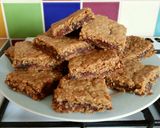 A picture of step 9 of Vickys Date & Raisin Squares, GF DF EF SF NF.