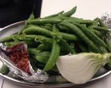 Foto del paso 1 de la receta Guisantes de vaina con jamón
