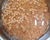 A picture of step 1 of Masoor Dal Pakoda.