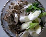A picture of step 2 of Mushroom and Chicken Sautéed in Whole Grain Mustard and Miso.