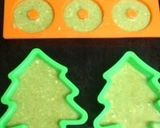 A picture of step 2 of Easy and Moist Festive Matcha Cakes.