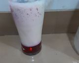 A picture of step 8 of Badaam pink lady shake.