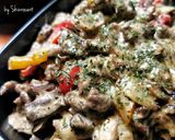 Foto langkah ke 4 dari resep Beef Stroganoff.