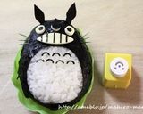 A picture of step 12 of Easy and Cute Character Bento: Nori Totoro.