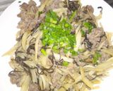 A picture of step 7 of Beef and Potato Stir-Fry with Shio-Konbu.