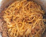 Sült lecsókrémes darált pulyka, laska tésztával, sajttal recept fázis 4 fotója