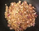 A picture of step 3 of Filipino Chicken Adobo.