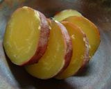 A picture of step 1 of Sweet Potato with Gochujang.