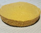 A picture of step 1 of Penny's No Bake Pumpkin Cheesecake.