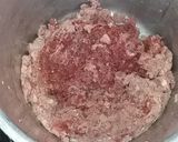 A picture of step 1 of Shami kabab.