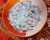 A picture of step 3 of Red Carrots Raita.