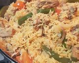 A picture of step 6 of Meat Briyani (Using leftover Roasted Lamb Leg).