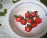 A picture of step 8 of Petit Strawberry Roll Cake with Ladyfinger Biscuit Crust.