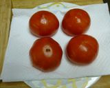 A picture of step 1 of Lee's Stuffed Summer Tomatoes Revisited.