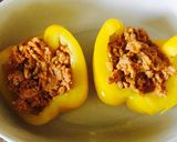 A picture of step 5 of Skinny Taco Stuffed Peppers.