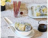 Foto langkah ke 10 dari resep Cenil Singkong Bunga Telang (Buah dan Sayur).