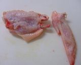 A picture of step 3 of Fried Chicken Tulips.