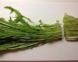 A picture of step 1 of Healthy & Easy Side Dish with Mizuna and Pork.