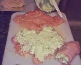 A picture of step 5 of Jalapeño popper stuffed chicken.