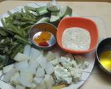 Phulkopir Data Chorchori/ Cauliflower Stalk Curry recipe step 1 photo