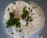 A picture of step 1 of Brown Rice flour Mysore Bondas.