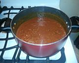 A picture of step 5 of Spanish Noodles.