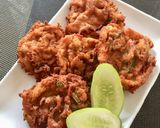 Foto langkah ke 2 dari resep Bakwan Kornet Praktis#ketofy#lowcarb.