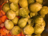 Coles de Bruselas en salsa