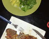 Foto del paso 3 de la receta: Bife de aguja con verdura con salsa agridulce de miel y oliva