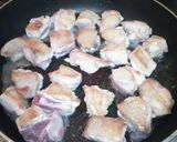 A picture of step 2 of Turnip and Chicken Stir-Fry.