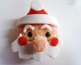 A picture of step 8 of Santa Claus Bento for Christmas.
