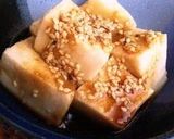 A picture of step 8 of Easy but Genuine Sesame Tofu with Miso Sauce.
