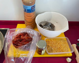 Foto del paso 1 de la receta: Fideos rosejats de gamba roja