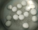 A picture of step 8 of Chenna Rasgulla.