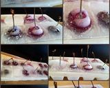 A picture of step 1 of AMIEs Fruit (cherry) Ice Cubes.