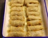 A picture of step 10 of Vietnamese Style Deep Fried Spring Rolls.