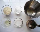 A picture of step 6 of Lemon Macarons with Italian Meringue.